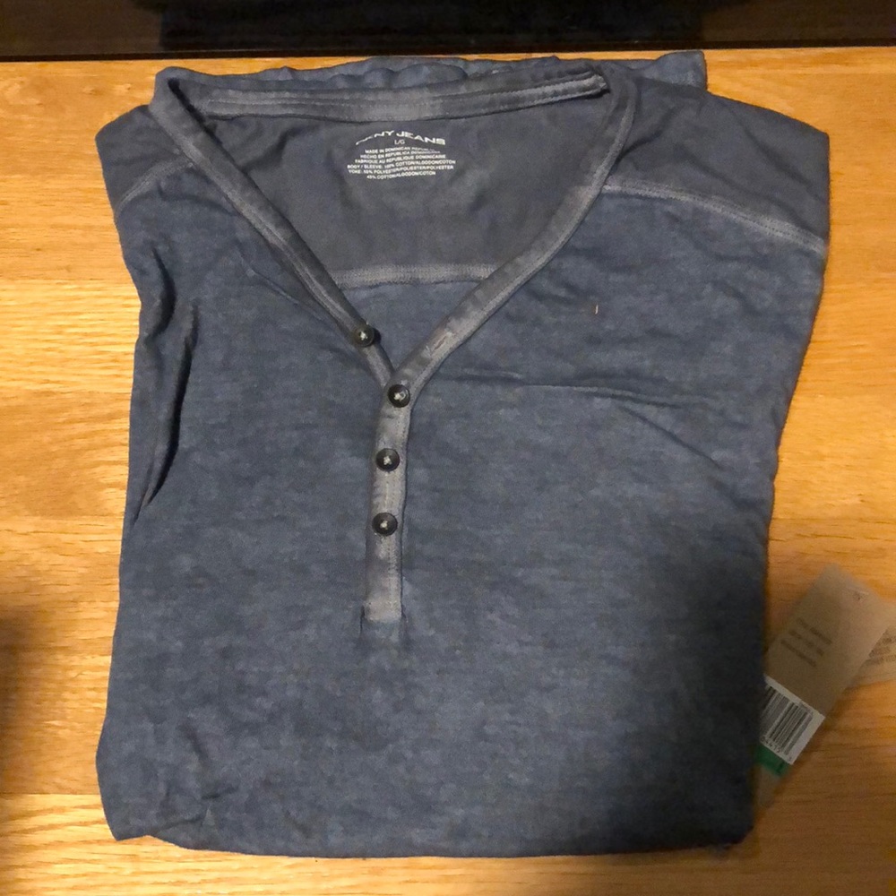 DKNY Jeans T-shirt sz L Blue